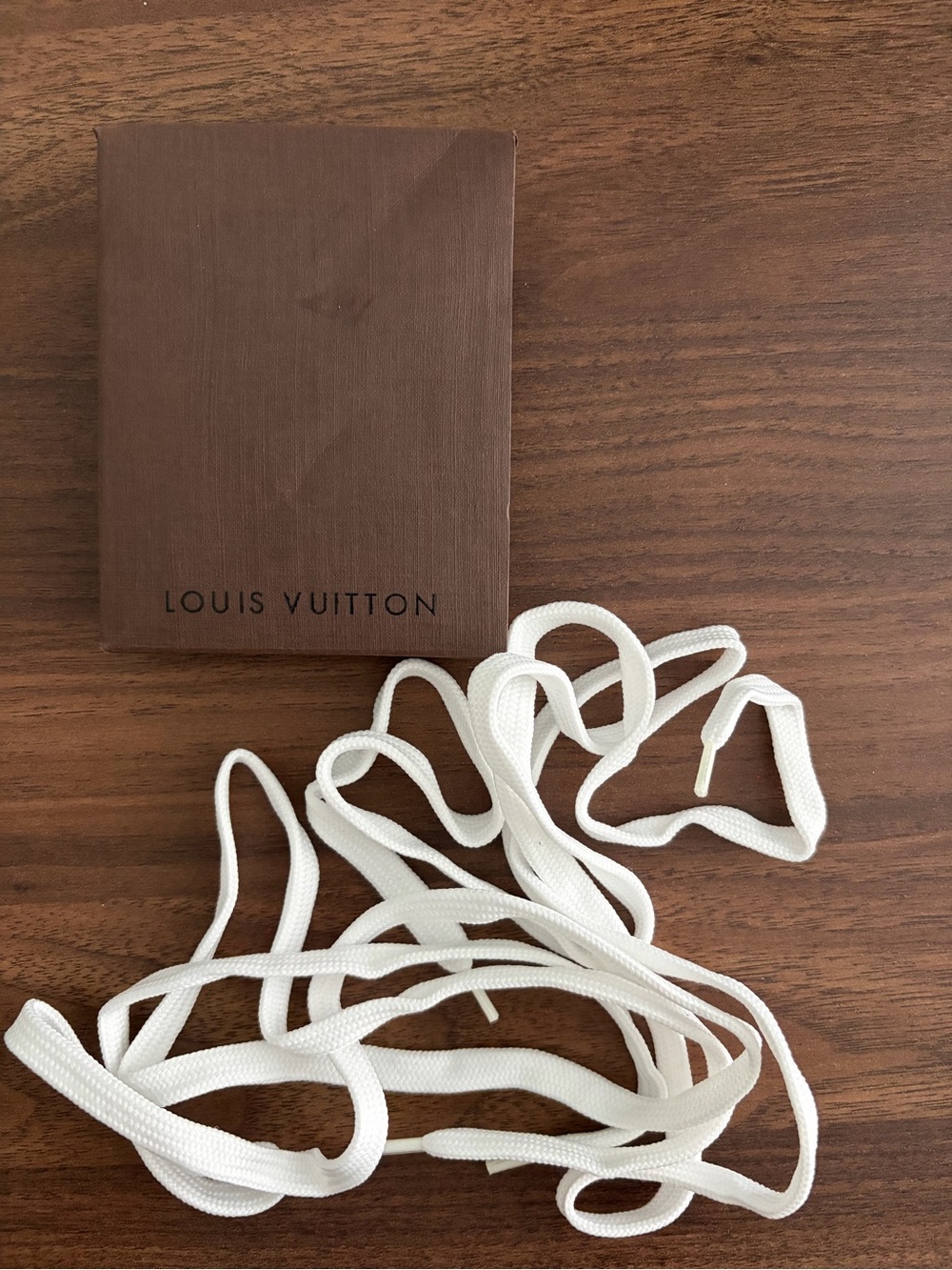Louis Vuitton White Sneaker Laces